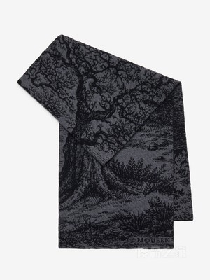 “Tree Of Life”羊毛提花围巾