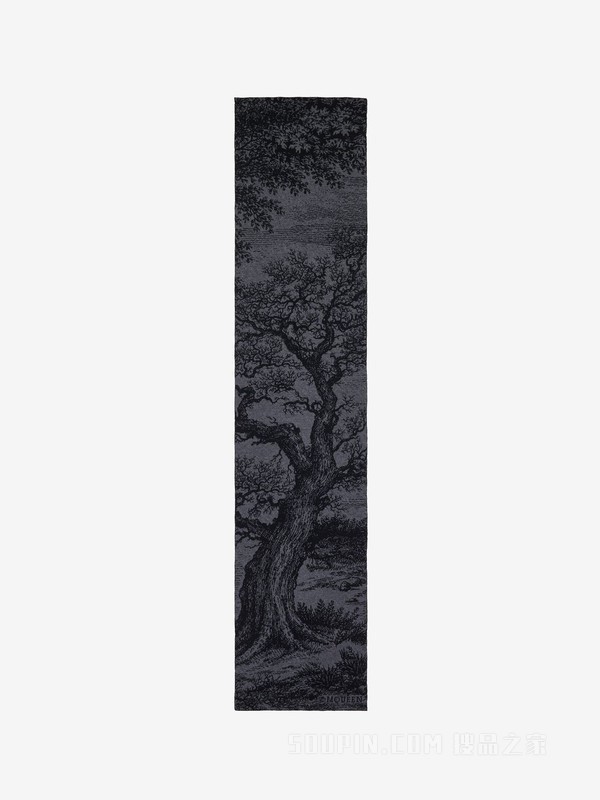 “Tree Of Life”羊毛提花围巾