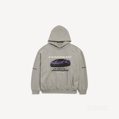 BALENCIAGA | AUTOMOBILI LAMBORGHINI中版型连帽卫衣