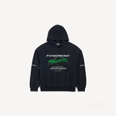 BALENCIAGA | AUTOMOBILI LAMBORGHINI中版型连帽卫衣