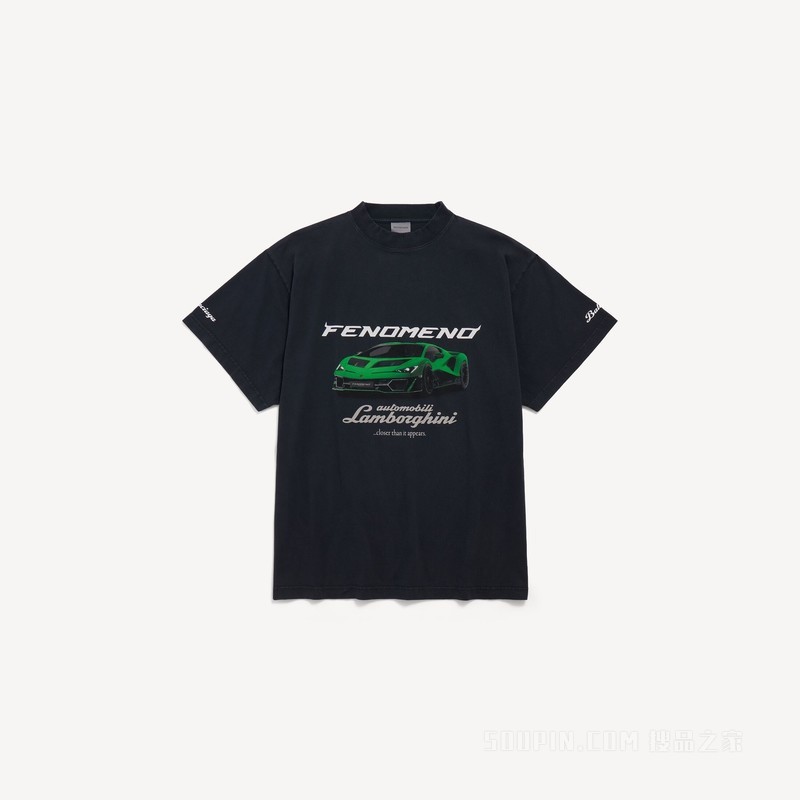BALENCIAGA | AUTOMOBILI LAMBORGHINI超大版型T恤