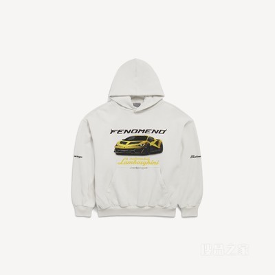 BALENCIAGA | AUTOMOBILI LAMBORGHINI中版型连帽卫衣