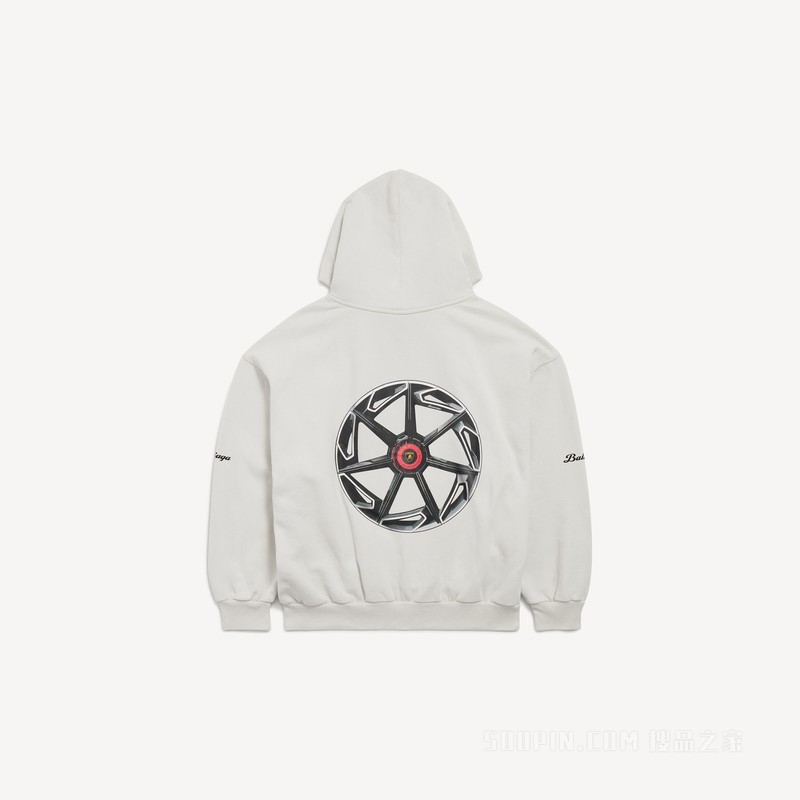 BALENCIAGA | AUTOMOBILI LAMBORGHINI中版型连帽卫衣