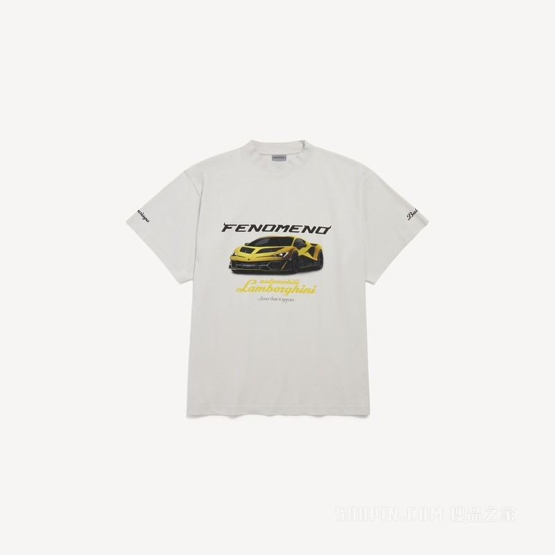 BALENCIAGA | AUTOMOBILI LAMBORGHINI超大版型T恤